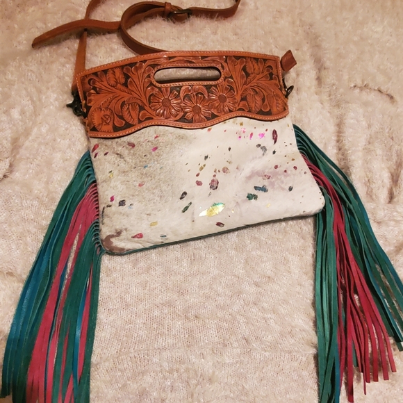 American Darling Handbags - American Darling Purse (Pink/Teal)